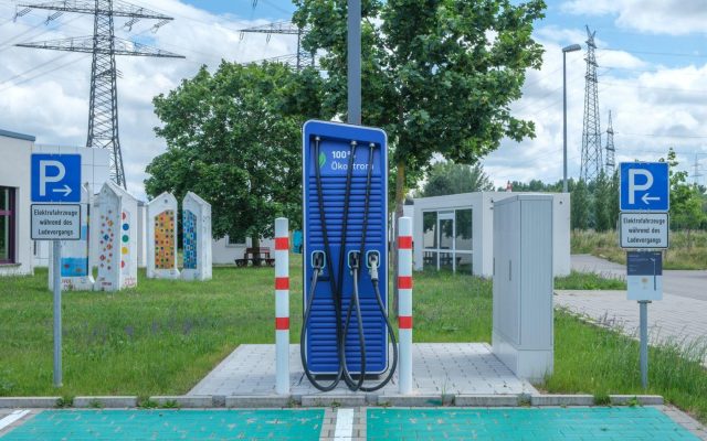 New electric car charging points
