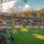 New stadium hosts its first match