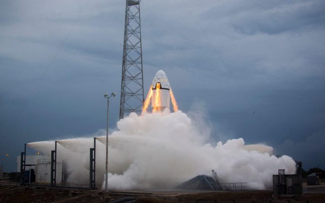Stunning images of a giant rocket launch